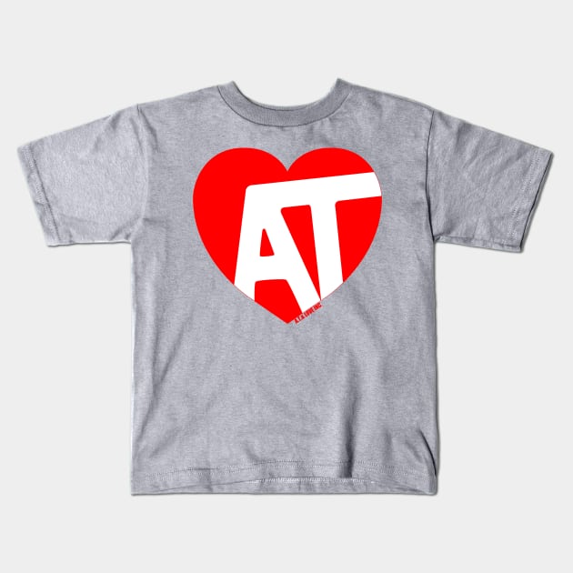 AT&Love Kids T-Shirt by gigglelumps